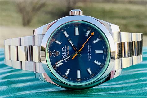 rolex milgauss 116400 movement|rolex milgauss 116400gv blue dial.